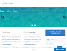 Tablet Screenshot of emailmovers.com